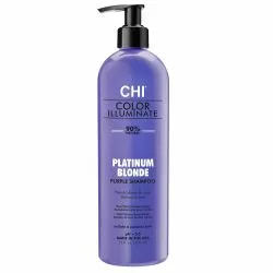 Матиращ шампоан за платинено руси тонове CHI Ionic Color Illuminate Shampoo Platinum Blonde 355ml