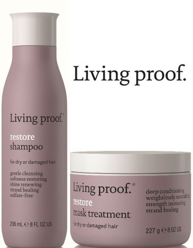 Комплект шампоан и маска за суха и изтощена коса Living Proof Restore 236мл+227гр