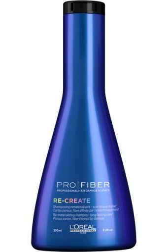 Шампоан за  увредена фина и/или изтъняла коса Loreal Professionnel Pro Fiber Re-Create Shampoo 250мл