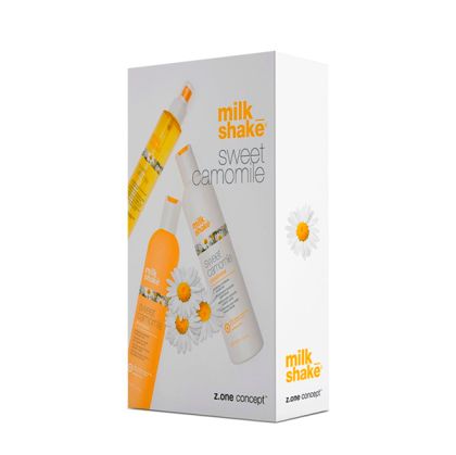 Промо пакет Milk_Shake Sweet Camomile! 3 продукта с органичен екстракт от лайка и мед в подаръчна кутия