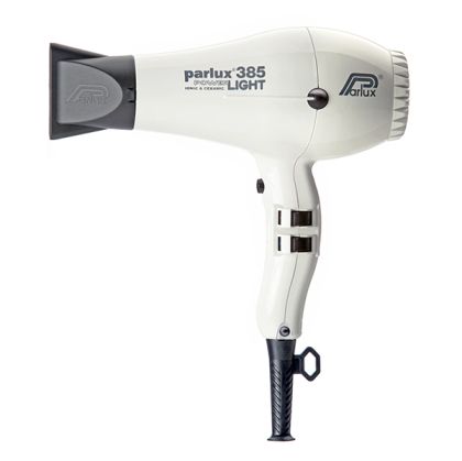 Професионален сешоар Parlux 385 PowerLight с Ionic&Ceramic технология в цвят Bianco