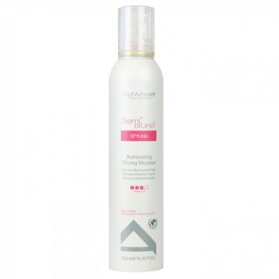 Пяна за коса със силна фиксация за къдрава коса ALFAPARF SDL Diamond Illuminating Strong Mousse 250ml