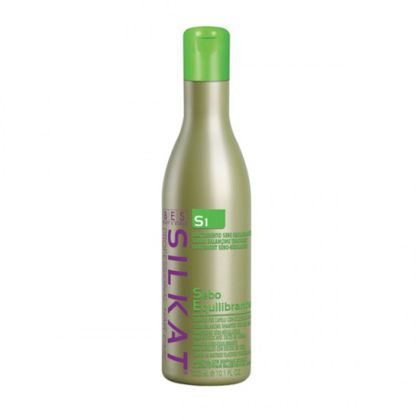 Себобалансиращ шампоан за мазна коса BES SILKAT S1 Sebo Regulator Active Shampoo 300ml