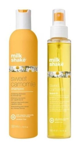 Ревитализиращ комплект за руса коса milk shake Sweet Camomile 