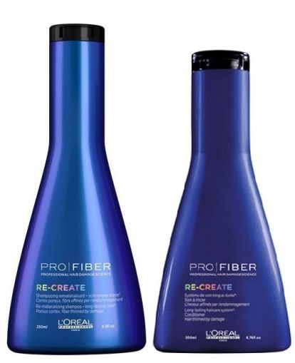 Комплект за увредена фина и/или изтъняла коса Loreal Professionnel Pro Fiber Re-Create