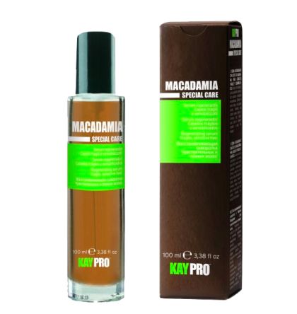 Регенериращ серум с макадамия без изплакване за чувствителна коса KayPro Macadamia Serum 100ml