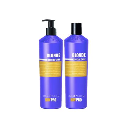 Комплект със сапфир за неутрализиране на жълти оттенъци за руса коса KayPro Blonde Duo