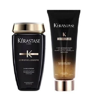 Комплект за подхранване, обем и блясък Kerastase Chronologiste