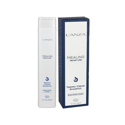 Шампоан за хидратиране за всеки тип коса LANZA Healing Moisture Tamanu Cream Shampoo 300ml 