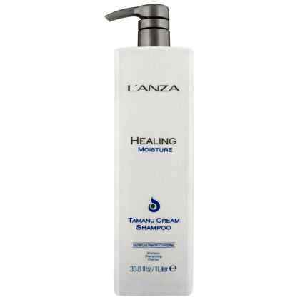 Шампоан за хидратиране за всеки тип коса LANZA Healing Moisture Tamanu Cream Shampoo 1000ml 