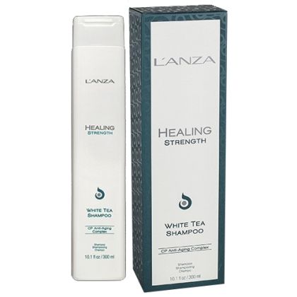 Шампоан за подхранване на изтощена коса LANZA Healing Strenght White Tea Shampoo 300ml 