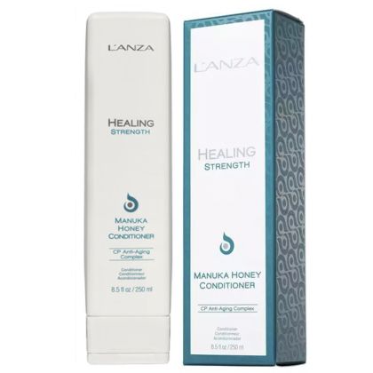 Анти-ейджинг балсам за подхранване на изтощена коса LANZA Healing Strength Manuka Honey Conditioner 250ml 