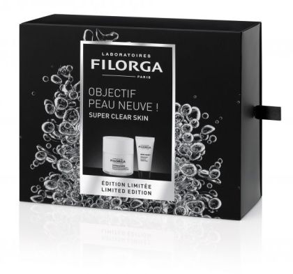Комплект скраб за обновяване на лицето и маска за подхранване Filorga Coffret Clean & Radiant