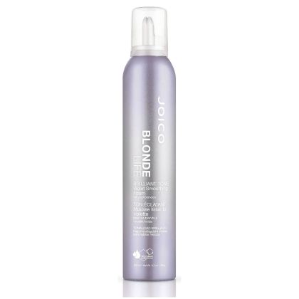 Пяна за руса коса за интензивен блясък JOICO Blonde Life Brightening Tone Violet Smoothing Foam 200ml