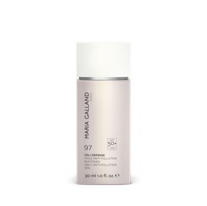 Слънцезащитен флуид за лице против замърсявания в градска среда SPF50 Maria Galland 97 Cell Defense Daily Anti Pollution Veil 30ml