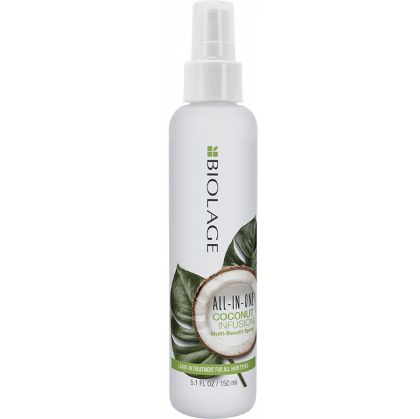 Многофункционален разкрасяващ спрей за всеки тип коса Biolage All-In-One Coconut Spray 150ml