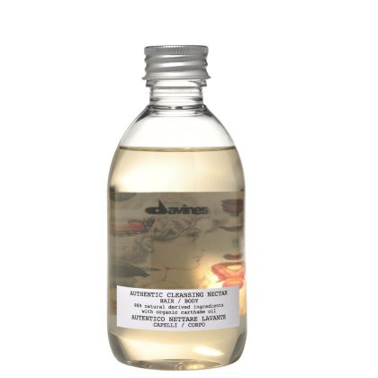 Хидратиращ 2-в-1 шампоан за коса и тяло Davines Authentic Nectar 280ml