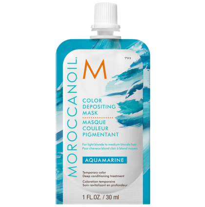 Оцветяваща маска за коса Moroccanoil Color Depositing Mask Aquamarine 30 мл.