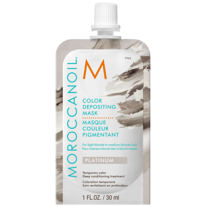 Оцветяваща маска за коса Moroccanoil Color Depositing Mask Platinum 30 мл.