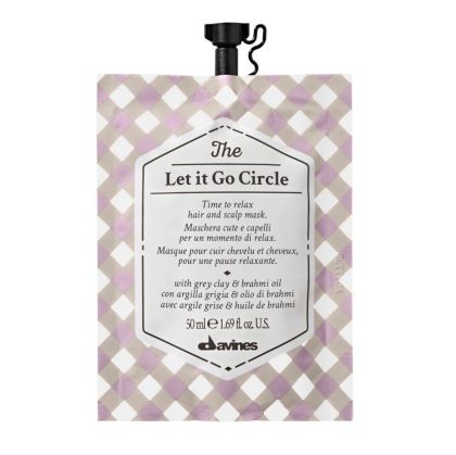 Релаксираща маска за скалп и коса обогатена със сива глина Davines The Let it Go Circle 50 ml