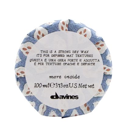 Текстурираща вакса с матов и сух ефект за всеки тип коса Davines Strong Dry Wax 75 мл
