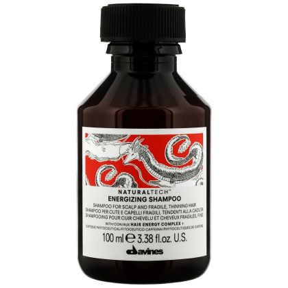 Мек шампоан за крехък скалп и коса, склонна към косопад Davines Energizing Shampoo 100 ml