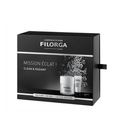 Промо комплект от ексфолираща скраб и изглаждаща маска за лице Filorga COFFRET CLEAN and RADIANT