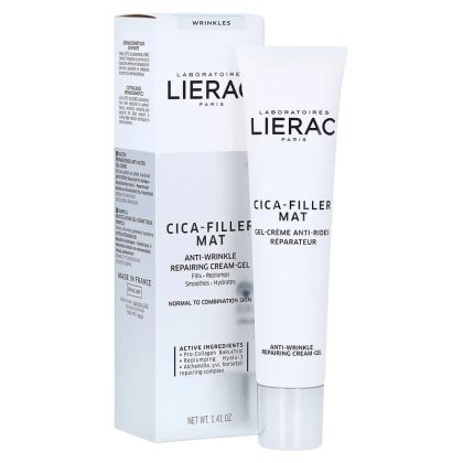 Матиращ гел-крем за лице против фини линии и бръчки Lierac Cica Filler Gel-crème Anti-rides Reparateur 40 мл