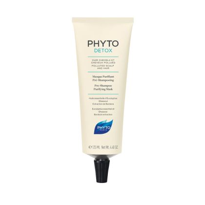 Маска за дълбоко почистване на скалпа преди шампоан Phyto PhytoDetox Purifying Mask Pre Shampoo 125ml