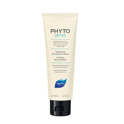 Дълбоко почистващ шампоан с аромат на евкалипт за всеки тип коса Phyto PhytoDetox Clarifying Shampoo 125 ml