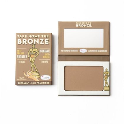 Пудра за подчертаване контура на лицето без оранжеви тонове theBalm Take Home The Bronze Thomas