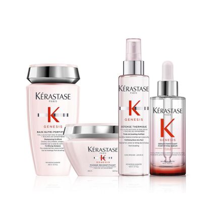 Комплект против косопад за плътна суха коса Kerastase Genesis Dry Weakened Hair Deep Treatment