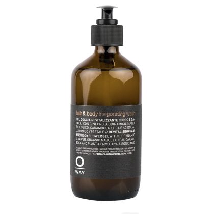Енергизиращ душ гел за коса и тяло за мъже O.WAY MEN Hair Body Invigorating Wash 240ml