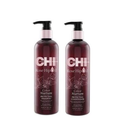 Хидратиращ комплект за боядисана коса CHI Rose Hip Oil Color 2х340мл