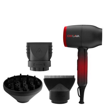 Професионален сешоар 1100W CHI Lava Hair Dryer с нагревател от керамика и вулканичен прах от лава 