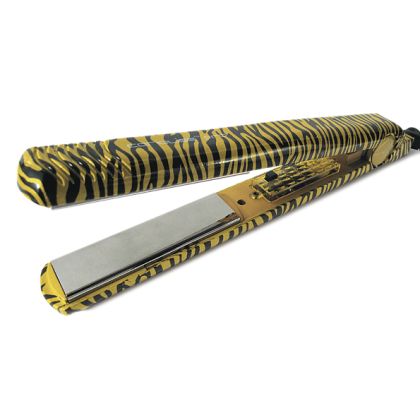 Професионална класическа преса с титаниеви плочи Corioliss City Style Titanium Gold Zebra