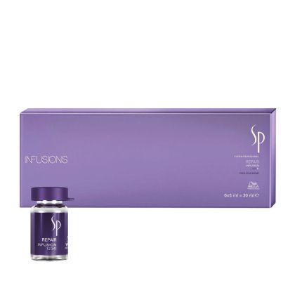 Възстановяващи кератинови ампули за увредена коса Wella SP Repair Infusion 6x5ml