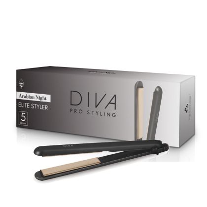 Преса с керамични плочи и инфузирани масла DIVA Pro Elite Hair Styler Arabian Night