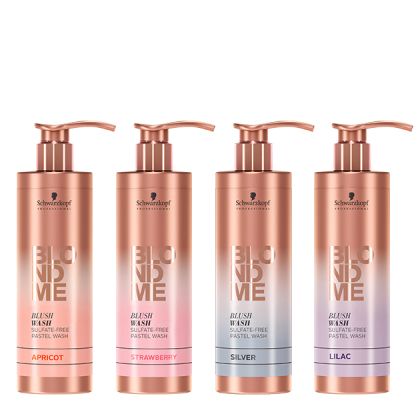 Оцветяващ шампоан за руса коса пастелни тонове Schwarzkopf Professional BlondMe Blush Wash 250ml