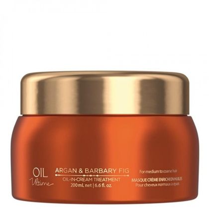 Изглаждаща маска за плътна коса с есенциални масла Schwarzkopf Professional Oil Ultime Argan Barbary Fig Treatment 200ml