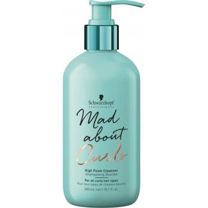 Шампоан за къдрава коса с пяна Schwarzkopf Professional Mad About Curls High Foam Cleanser 300ml