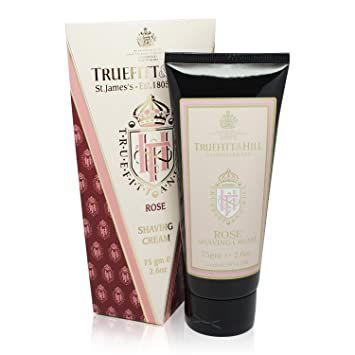 Крем за бръснене с аромат на роза за мъже Truefitt & Hill Rose Shaving Cream Tube 75g