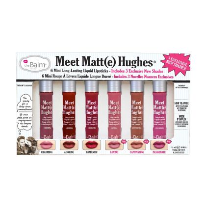 Комплект дълготрайни течни мини червила theBalm Meet Matt(e) Hughes vol.3
