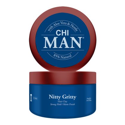 Глина за коса с матов финиш и силна фиксация за мъже CHI Man Nitty Gritty 89ml