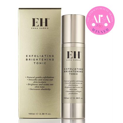 Ексфолиращ изсветляващ тоник за всеки тип кожа Emma Hardie Exfoliating Brightening Tonic