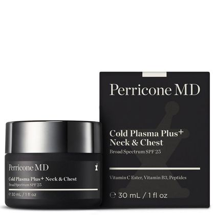 Стягащ изглаждащ крем за шия и деколте с витамин С и SPF25 Perricone Cold Plasma Plus+ Neck Chest Cream 30ml