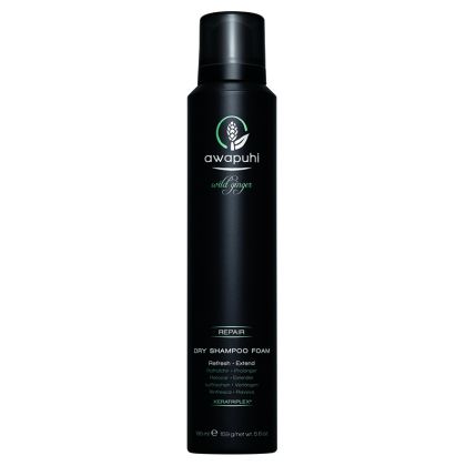 Луксозен сух шампоан с KeraTriplex за изтощена коса  Paul Mitchell Awapuhi Wild Ginger Repair Dry Shampoo Foam 195ml