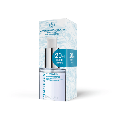 Серум с чиста хиалуронова киселина за жени и за мъже Germaine de Capuccini Hydracure Hyaluronic Force Deep Hydration Serum 30ml+20ml бонус