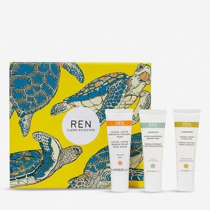 Мини комплект маски за лице REN Clean Mask Trio Gift Set 3x15ml