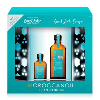 Промо комплект мароканско арганово масло за всеки тип коса 100ml+25ml Moroccanoil Trave Ready Duo